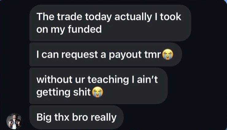 Direct message from Kryz: I can request a payout tomorrow, without your teaching I am not getting this.